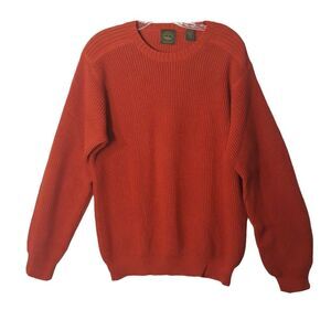 Timberland Sweater Women Medium Wine Red Pullover Long Sleeve Logo